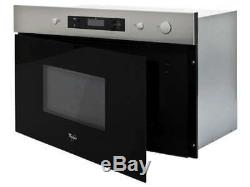 Whirlpool AMW492-IX 22 litre 60cm Built In Microwave Oven Black