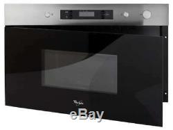Whirlpool AMW492-IX 22 litre 60cm Built In Microwave Oven Black