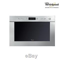 Whirlpool AMW498IX Built-in Microwave Oven Quartz Grill Stainless Steel New