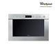 Whirlpool Amw498ix Built-in Microwave Oven Quartz Grill Stainless Steel New