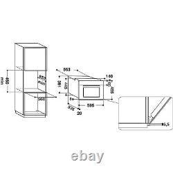 Whirlpool AMW505IX 40L Built-In Microwave Oven Stainless Steel AMW505IX