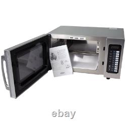 Whirlpool PRO 25IX Commercial 1000W Microwave with 10 Memory Presets (Boxed New)