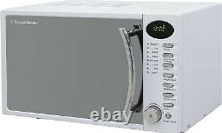 White Kitchen Set Four Slice Toaster Electric Jug Kettle and Digital Microwave