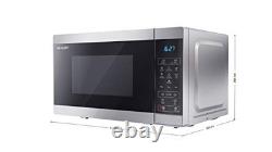 YC-MS02U-S Compact 20 Litre 800W Digital Microwave, 11 power levels, ECO