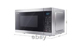 YC-MS02U-S Compact 20 Litre 800W Digital Microwave, 11 power levels, ECO