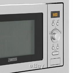 Zanussi ZSC25259XA Stainless Steel Built In Combination Microwave Oven 900 Watt