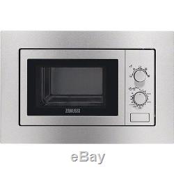 Zanussi ZSM17100XA Built In Conventional Microwave Oven Stainless Steel HA0849