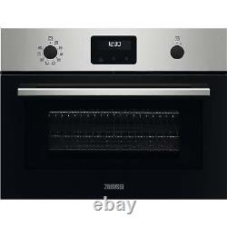 Zanussi ZVENM6X1 Integrated Microwave Compact with Grill Stainless Steel GRADED