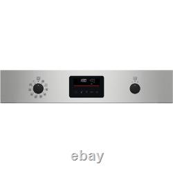 Zanussi ZVENM6X3 Built In 43L 1000W Microwave Oven, Black/Stainless Steel NEW