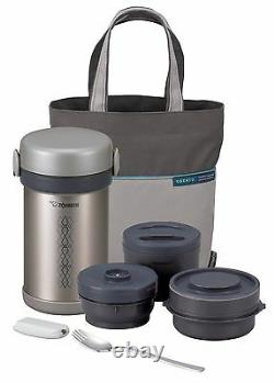 Zojirushi SL-NCE09 Ms. Bento Stainless-Steel Vacuum Lunch Jar with Carry Bag